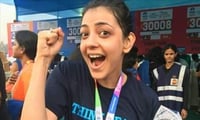 ஓட்டப்பந்தயத்தில் காஜல் அகர்வால்! 